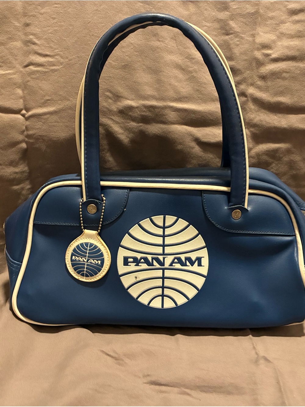 Pan Am Navy and Cream Travel Tote Bag